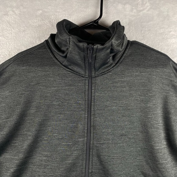 North Face Sweatshirt Women Large Gray Cozy Slacker Full Zip Fleece Lined Hooded - Picture 3 of 11